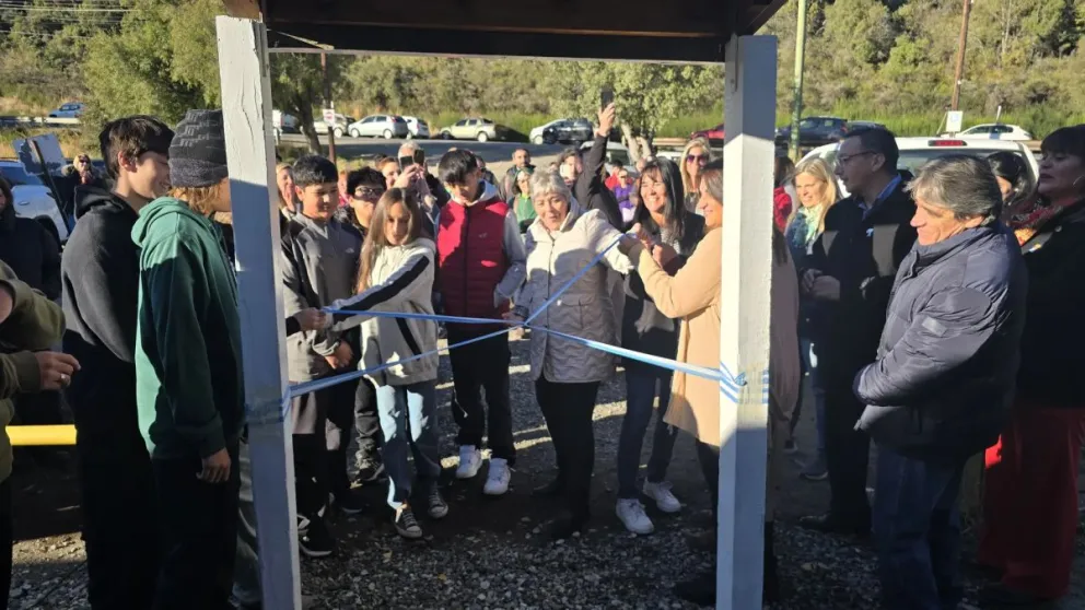 Las instalaciones de la ESRN funcionan en un espacio cedido por la junta vecinal. Foto gentileza