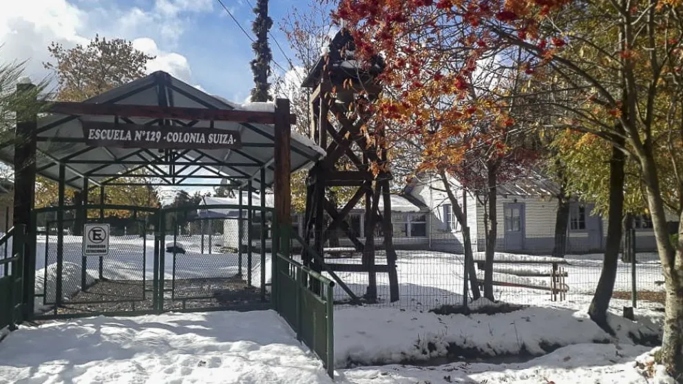 La Escuela jardín 129 de Colonia Suiza fue inaugurada el 29 de marzo de 1937. Fotos: Gentileza.
