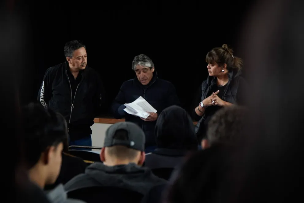 Las autoridades de la Delegación zonal  del Ministerio de Educación estuvieron presentes. Fotos: Marcelo Martínez