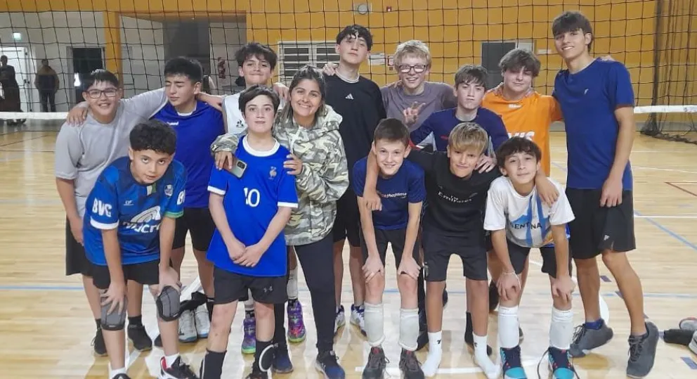 El plantel masculino sub14 buscará una muy linda experiencia en Viedma. Foto: gentileza.