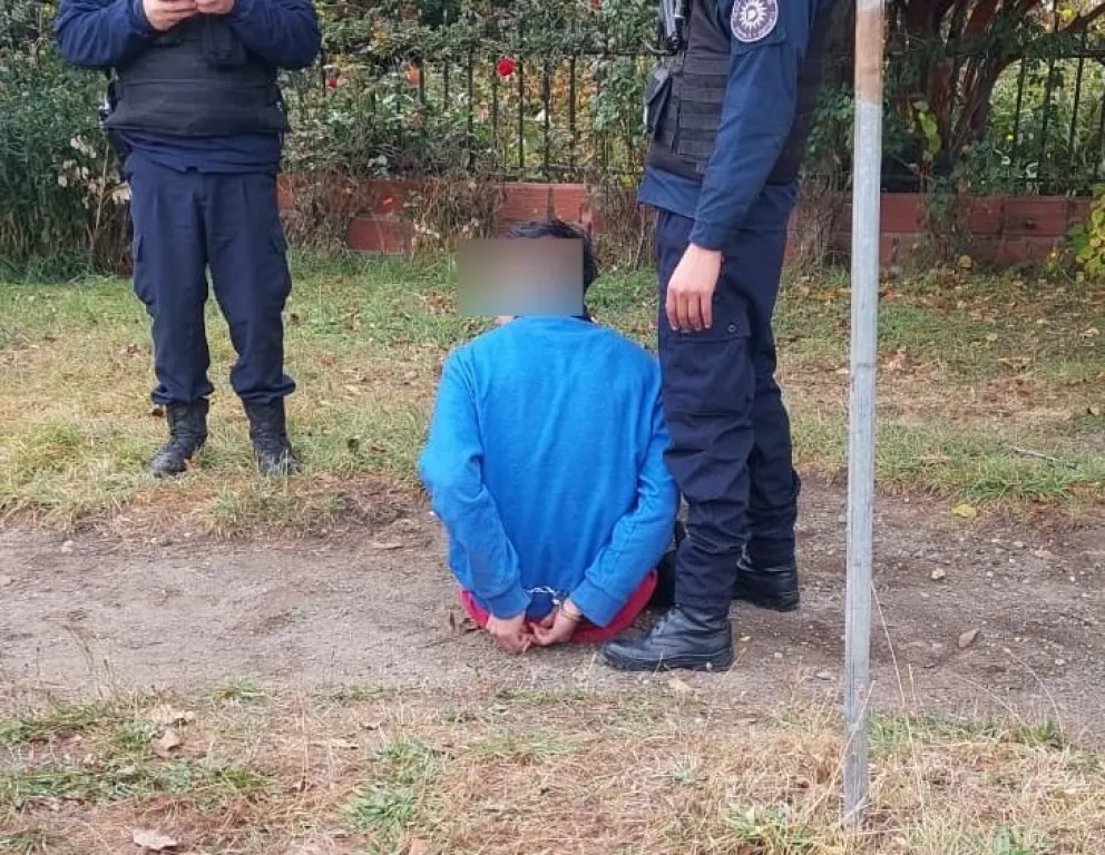 La policía continúa en la búsqueda de otro sospechoso. Foto gentileza: Policia RN