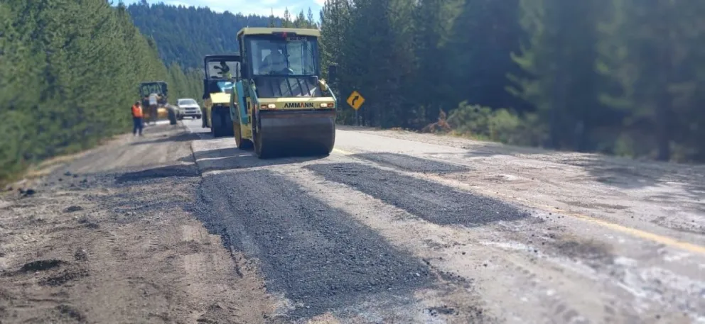 Los trabajos se realizan para mejorar la circulación. Fotos: Vialidad Nacional.