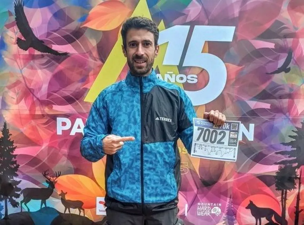 Patricio González logró otra gran actuación y se quedó con los 70K de Patagonia Run. Foto: gentileza.