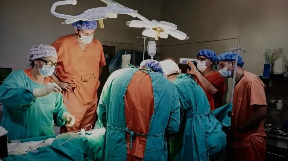 El operativo se realizó en el hospital zonal durante el fin de semana. Foto: Gobierno de Río Negro. 