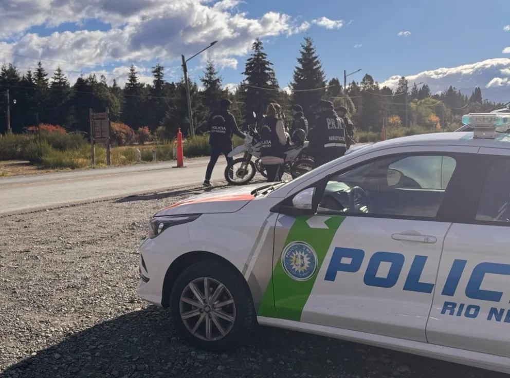 Los operativos se desplegarán en las rutas de los destinos turísticos de la provincia. Foto: Policía de Río Negro.