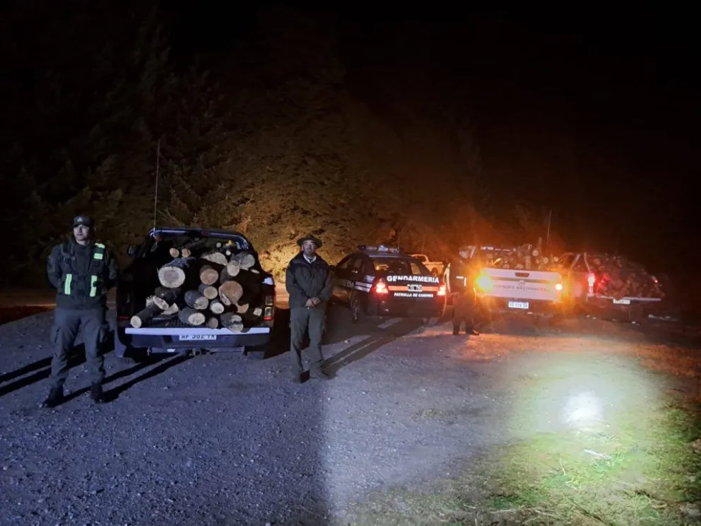 Los operativos se realizaron en conjunto entre el PNNH y Gendarmería. Foto gentileza