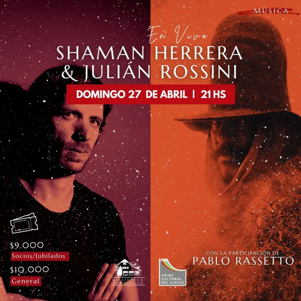 Un espectáculo imperdible el próximo domingo en la Biblioteca Sarmiento. 