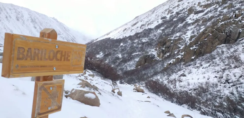 En esta época es necesario al momento de salir a la montaña contar con el equipamiento adecuado. Foto gentileza