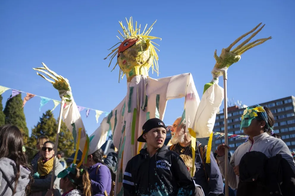 Brillante inicio del festival de Titeres Andariegos. Foto: Marcelo Martinez