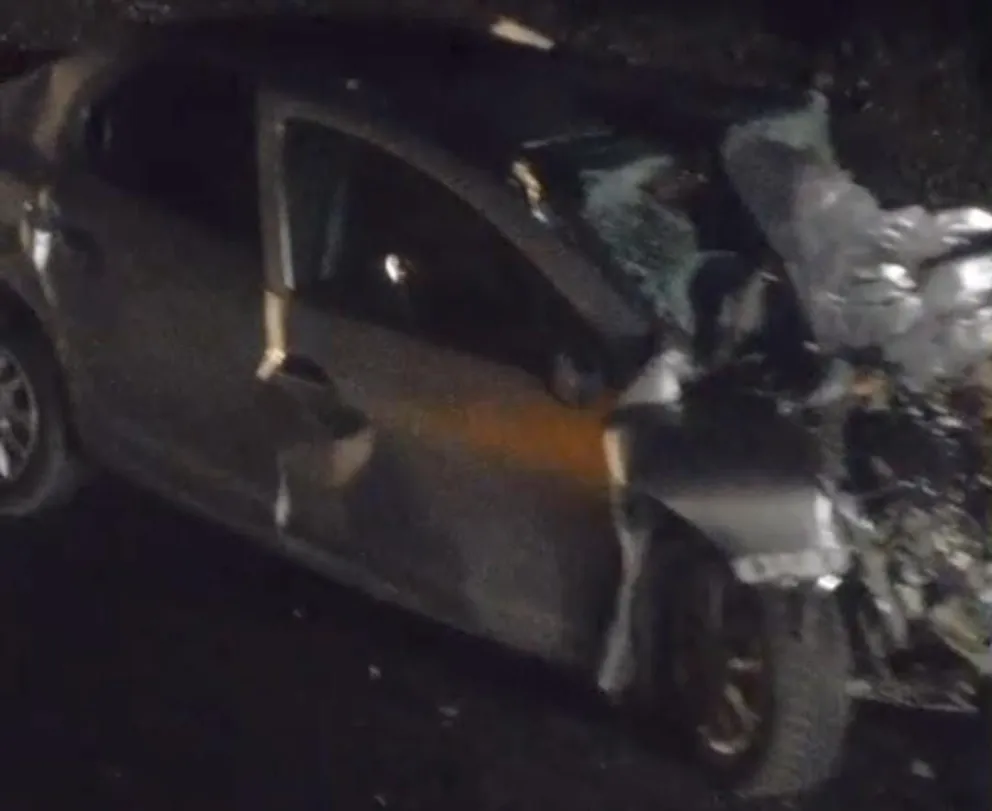 El choque se habría producido alrededor de las 21:30 en la zona conocida como Paso Coihue. Fotos: Gentileza