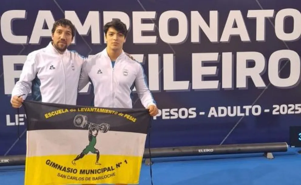 Dante junto a Lucho en Brasil. Foto gentileza