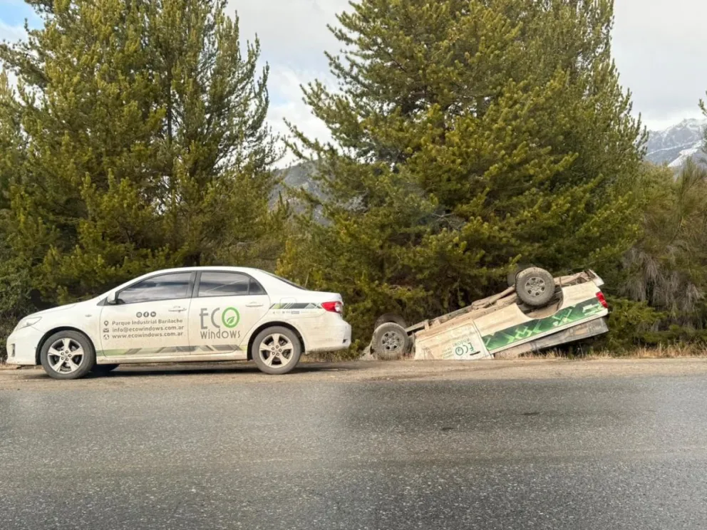 El hecho ocurrió este viernes a la mañana en cercanías a la rotonda de Virgen de las Nieves. Fotos: ANB. 
