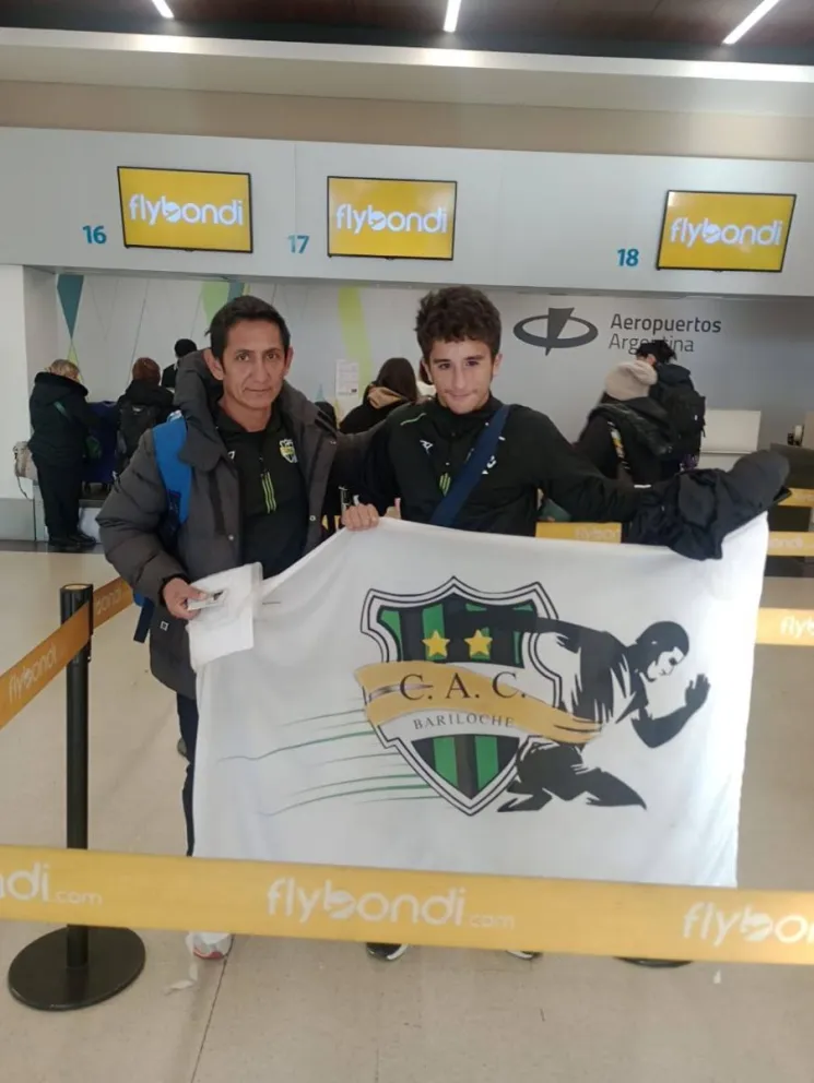 Primera experiencia Nacional U18 para el joven barilochense. Foto gentileza