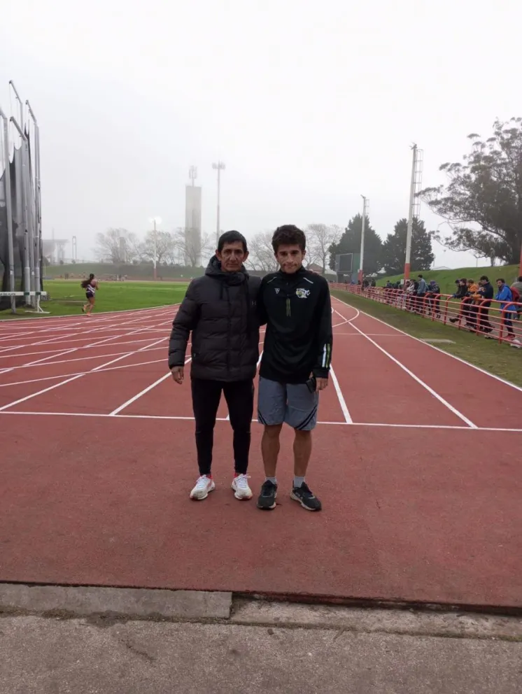 Hernán siguió de cerca las dos carreras de Diego en Mar del Plata. Foto: gentileza