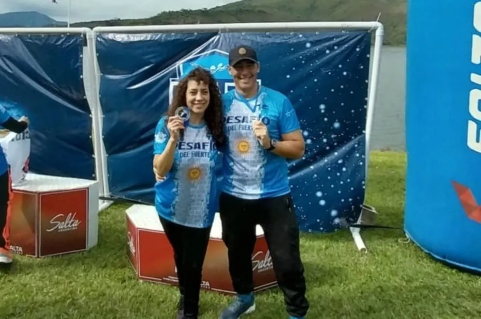 Roxana y Alejandro y otra brllante actuación nacional. Fotos: gentileza.