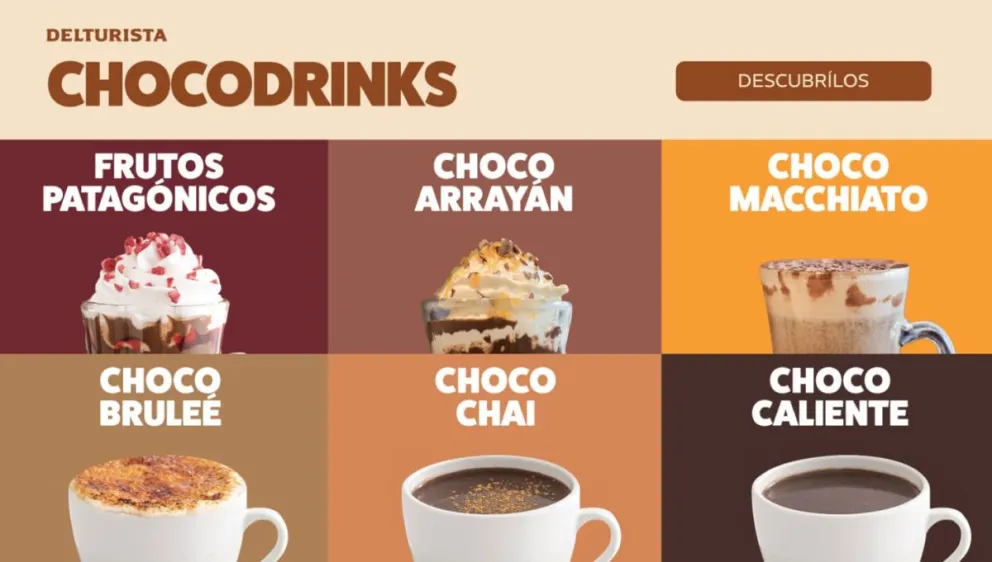Chocodrinks:  un chocolate caliente para cada momento. 