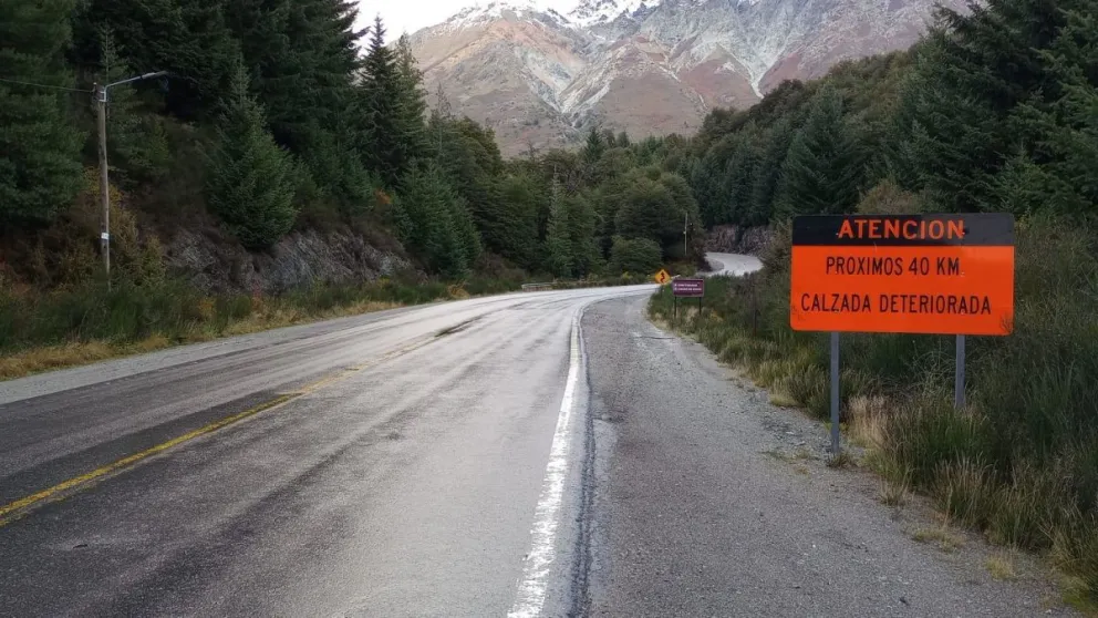 El mal estado de las rutas no solo influye de manera negativa en la actividad turistica. Foto gentileza
