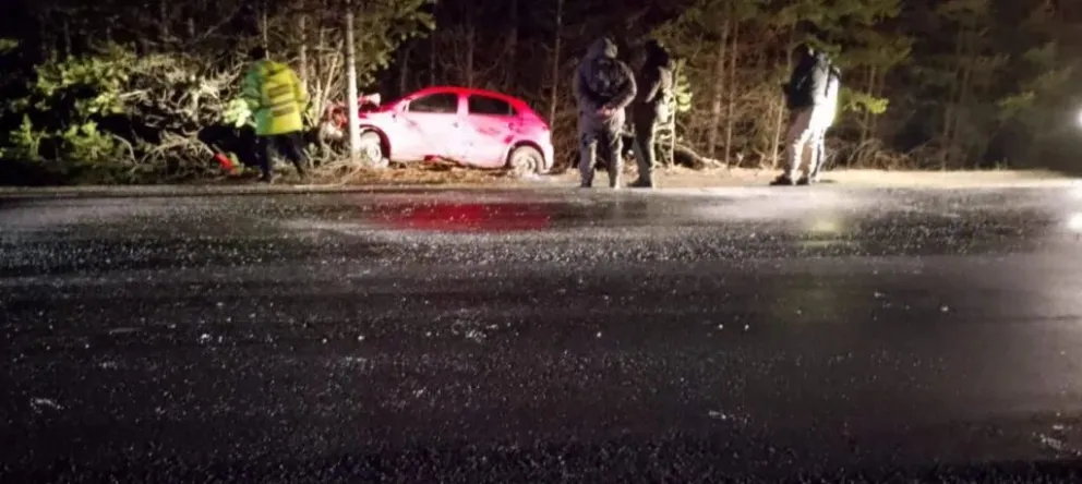El accidente ocurrió este viernes a las 21,20 horas aproximadamente. Foto: InfoChucao 