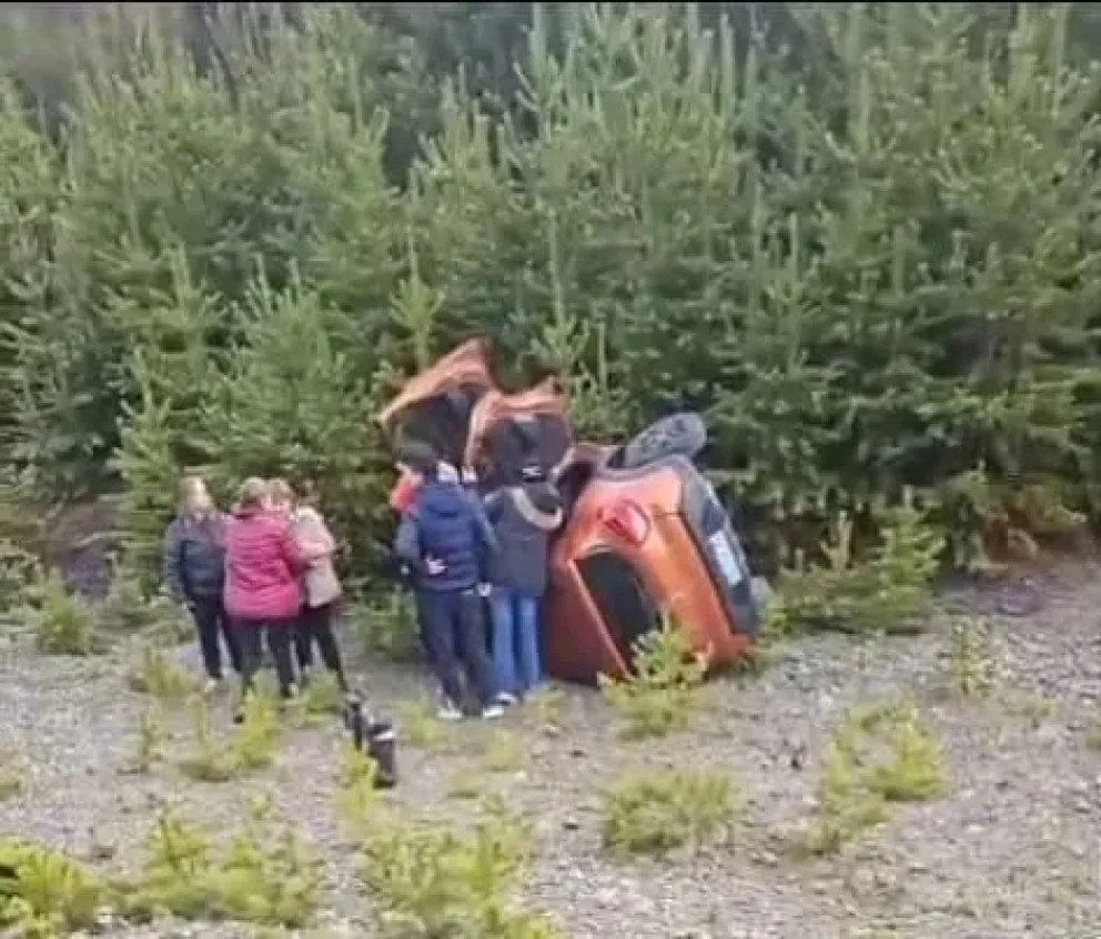 Los heridos fueron asistidos por personal del hospital público de área de El Bolsón.