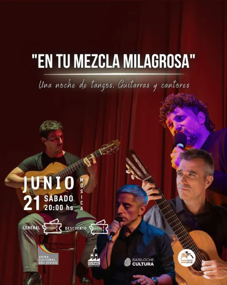 Imperdible espectáculo el sábado en la biblioteca Sarmiento. 
