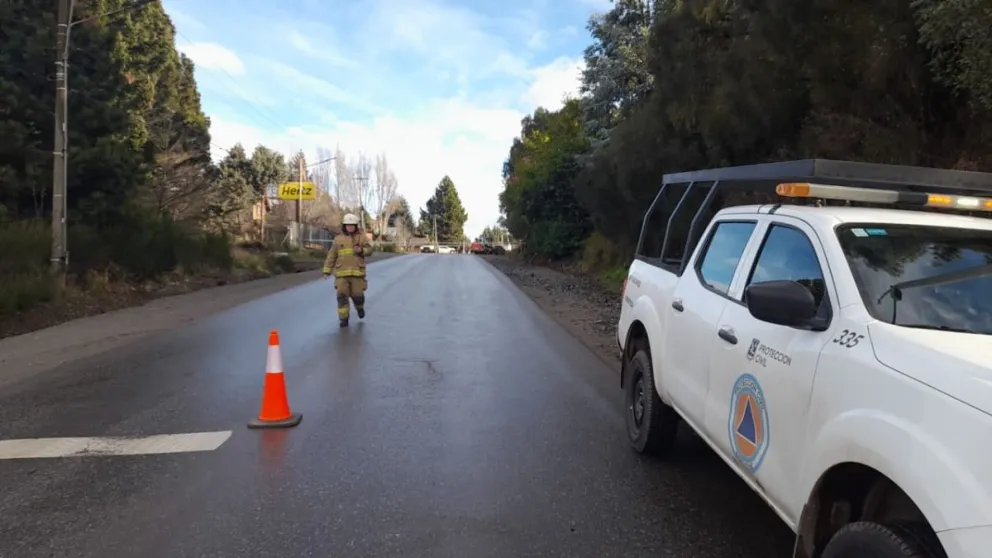 El corte finalmente duró menos de dos horas. Igualmente solicitan precaución al transitar. Foto gentileza
