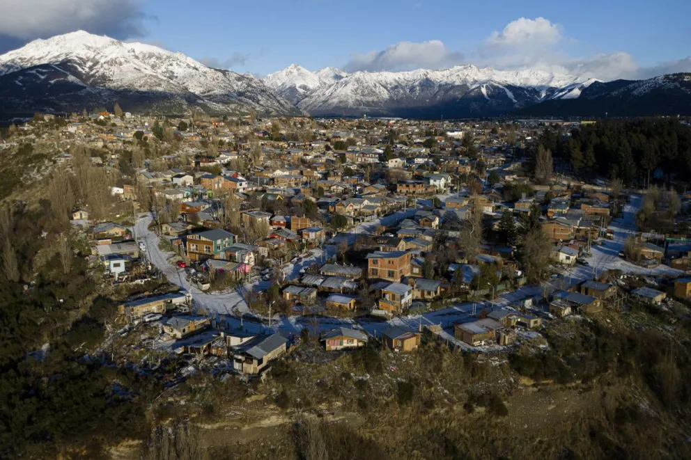 El frío se siente en Bariloche con temperaturas bajo cero. Foto: Ilustrativa Marcelo Martínez.
