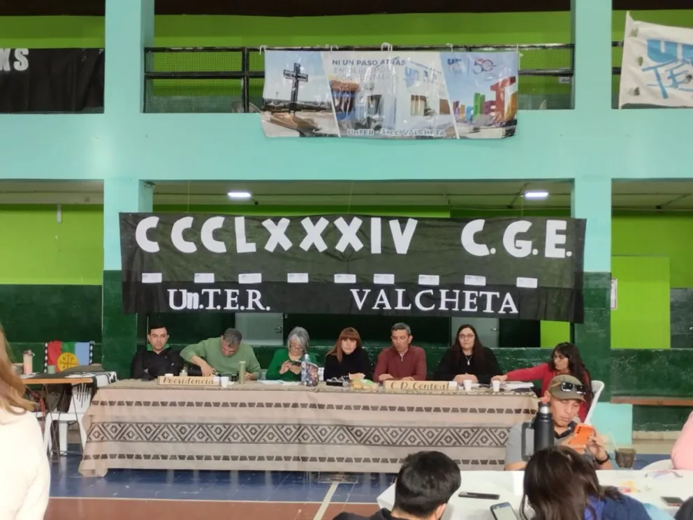 El congreso se realizó este martes en Valcheta. Foto: UnTER. 