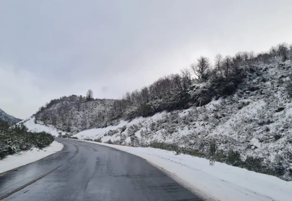 Las condiciones son extremas y si bien se puede circular no es recomendable hacerlo de noche. Foto gentileza