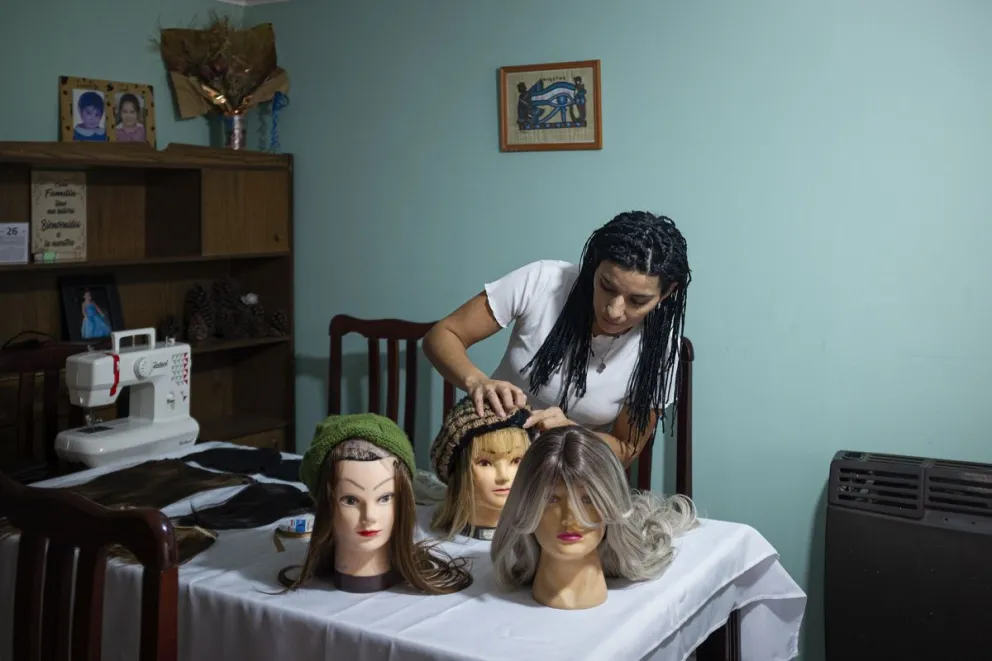 El grupo se creó en 2020 y son solo cuatro voluntarias que hacen todo por compromiso. Fotos: Marcelo Martínez,