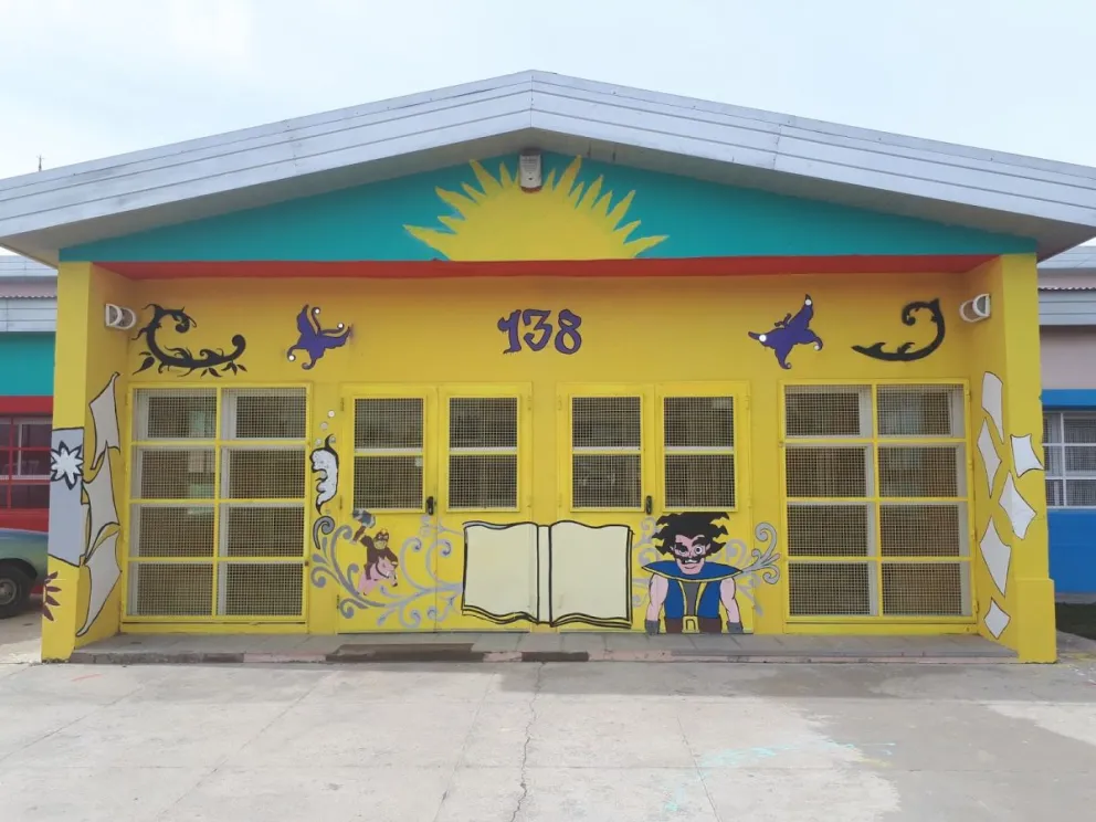 La escuela abierta, como espacio de contención para la comunidad. Foto ilustrativa