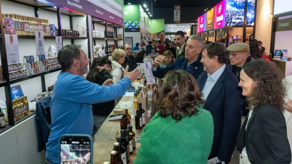 La feria se realizará hasta el 6 de julio en el predio de La Rural, en Buenos Aires. Foto: Gobierno de Río Negro.