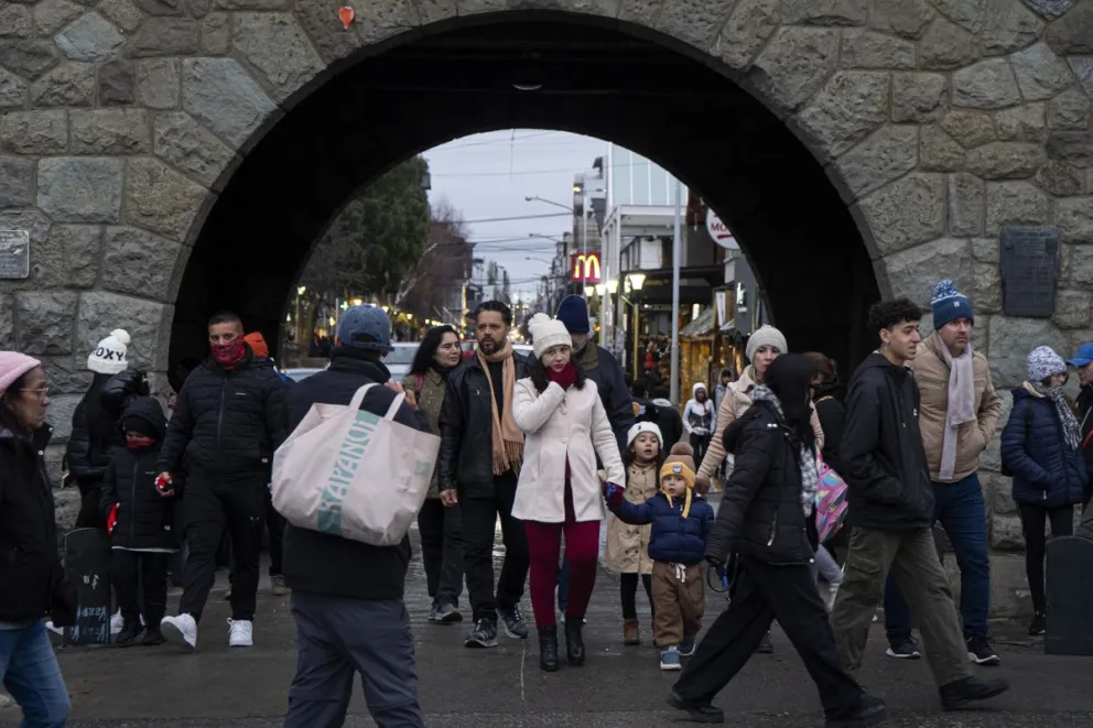 En esta ocasión Bariloche no estuvo dentro de los destinos más elegidos del fin de semana largo. Foto: Marcelo Martínez