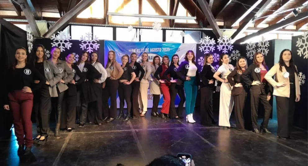 La edición 2025 tendrá 19 candidatas que aspiran a ser la próxima reina de la nieve. Foto gentileza