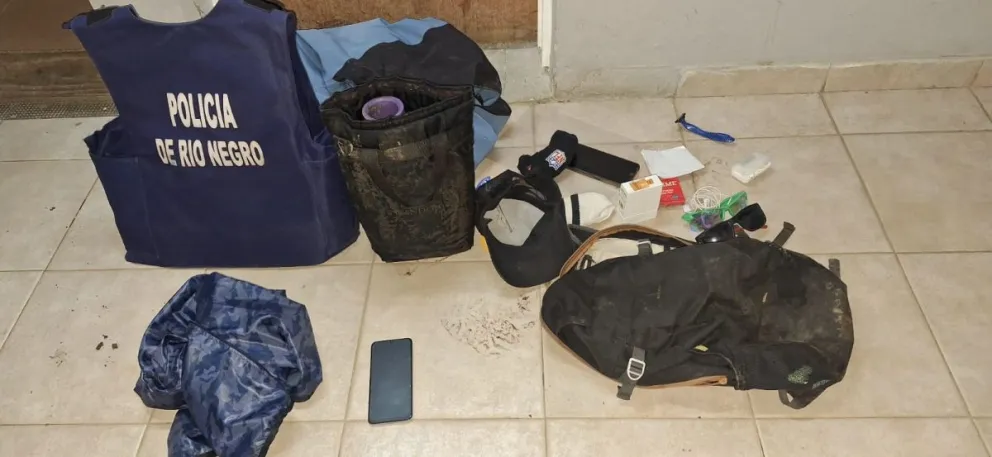 El individuo fue rapidamente detenido a pocos metros del lugar. Foto gentileza Policia RN