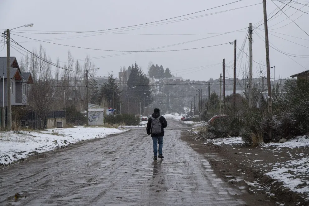 El servicio se presta con normalidad en las zonas de alta circulación o sin pendientes. Foto: Marcelo Martínez.