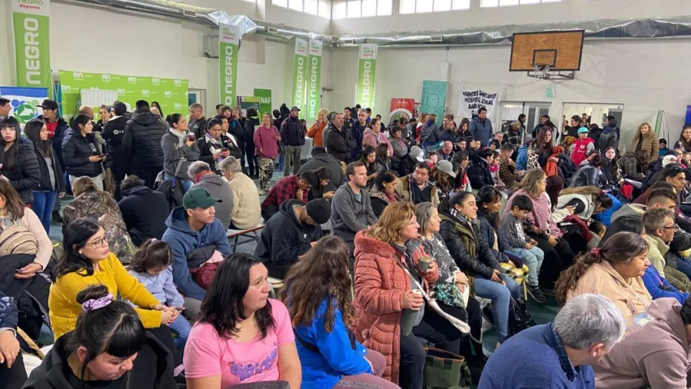 En junio se realizó en el barrio El Frutillar y asistieron más de 1500 vecinos. Foto: Gobierno de Río Negro.