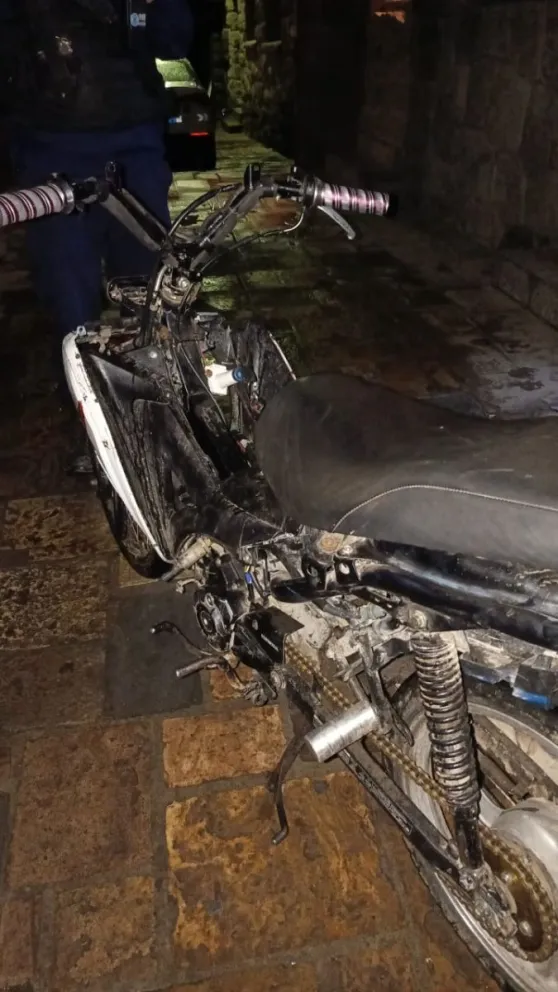 El rodado fue secuestrado en calles Pagano y Libertad. 