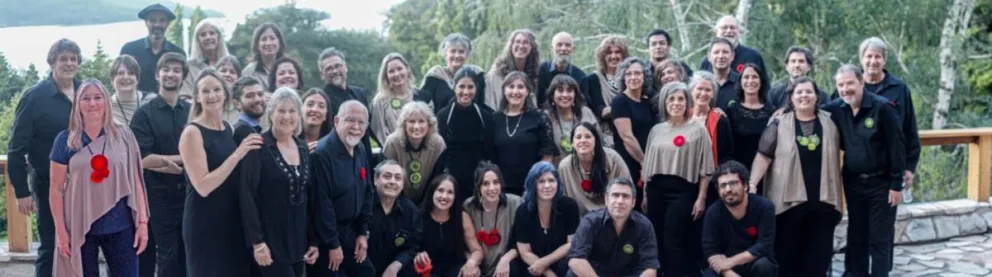 El cierre de la noche coral será con música argentina por parte del Coral Aitue, que dirige Pablo Costa. Foto: Gentileza.