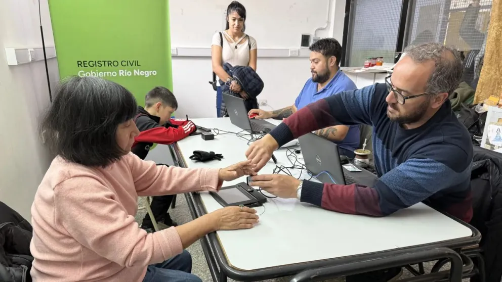 Comienza la recorrida del Registro Civil por los barrios. Foto gentileza