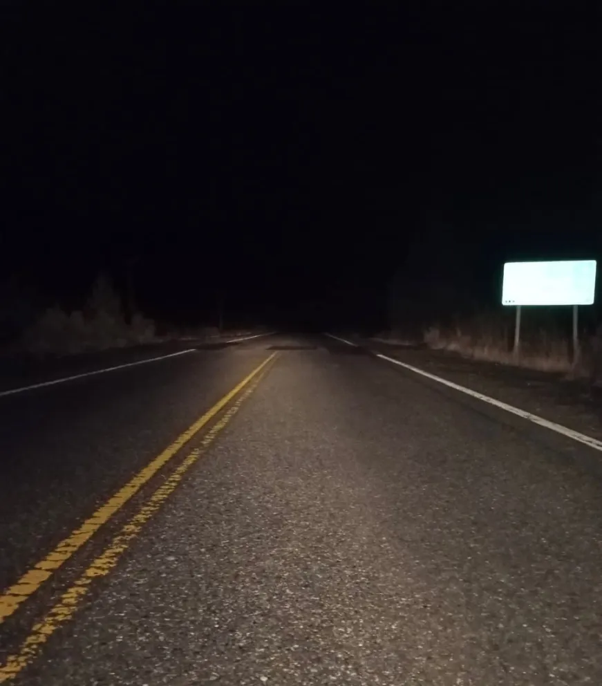 Precaución en rutas. Foto gentileza