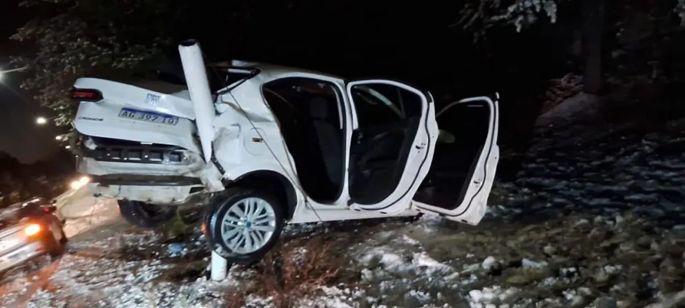 Solicitan prudencia al momento de manejar bajo condiciones extremas. Foto gentileza