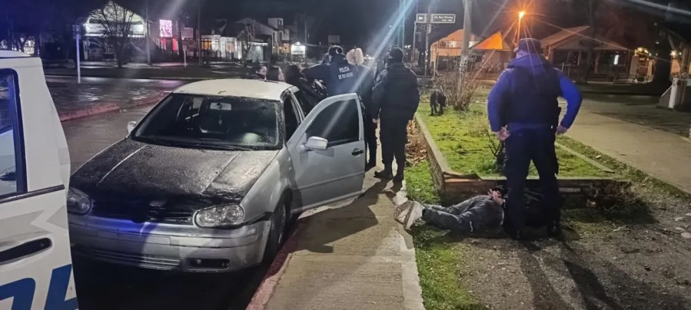 El hecho ocurrió en las calles Dorrego y San Martín. Foto: Policía de Río Negro.