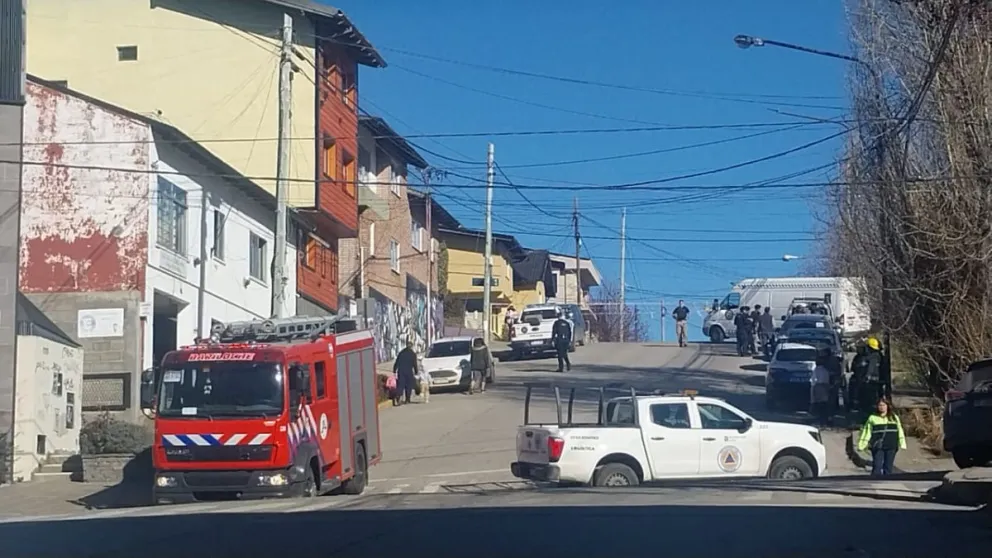 Las autoridades ya trabajan en el lugar. Foto gentileza