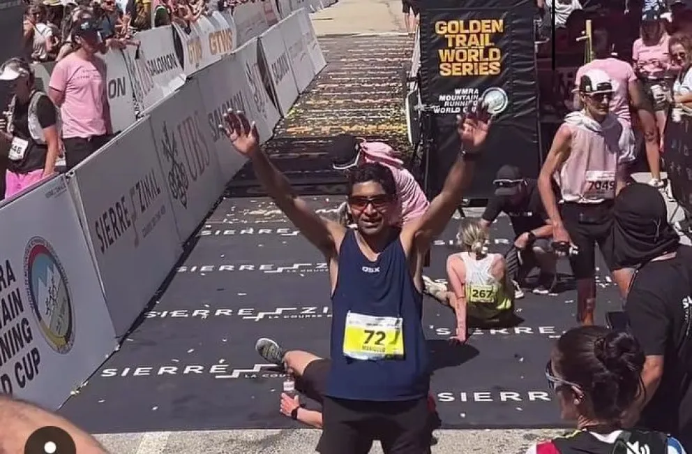 Javier en la meta. Dos muy buenas pruebas sumadas en Suiza antes del Mundial. Foto: redes sociales.