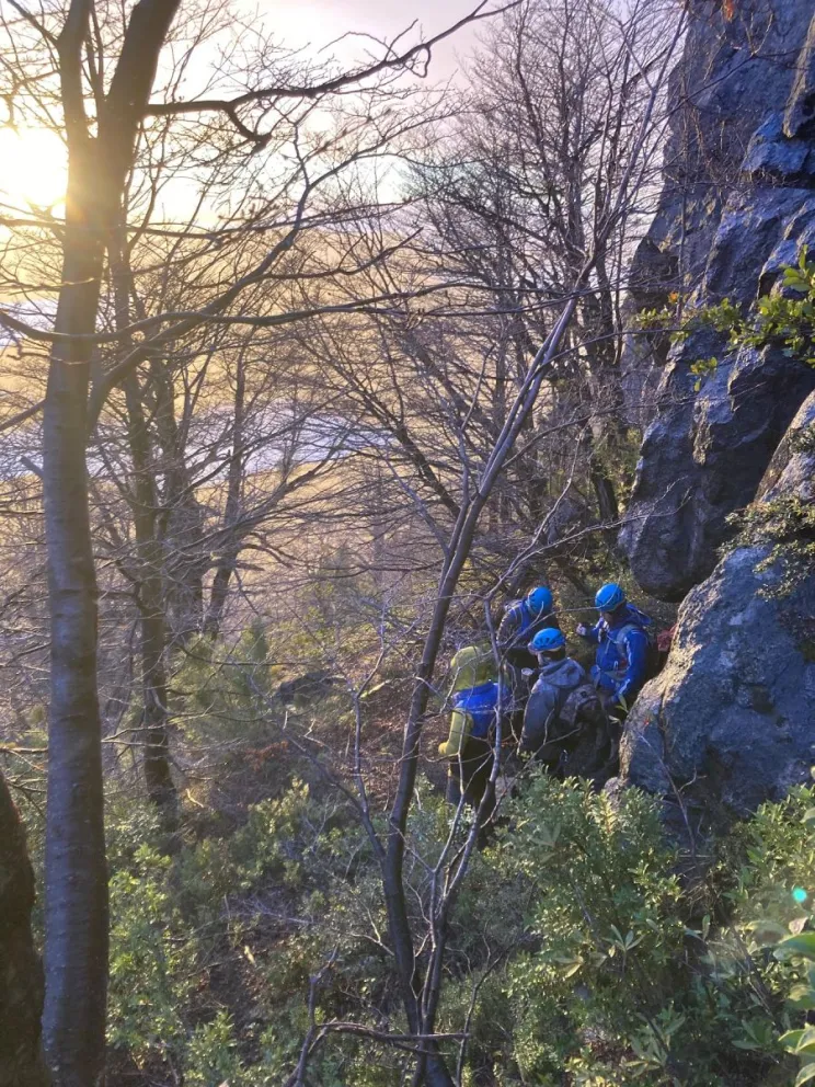 Dos personas fueron encontradas esta madrugada. 