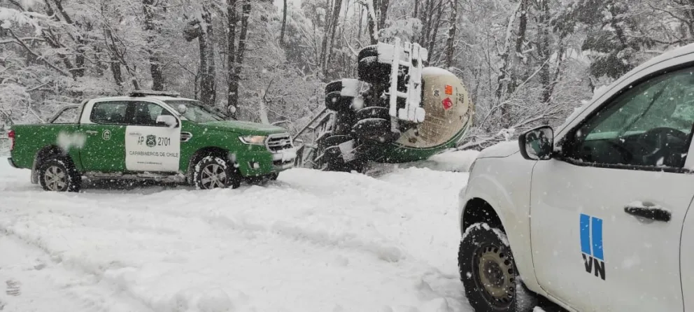 Las condiciones climáticas complican el tránsito en ruta. Foto gentileza