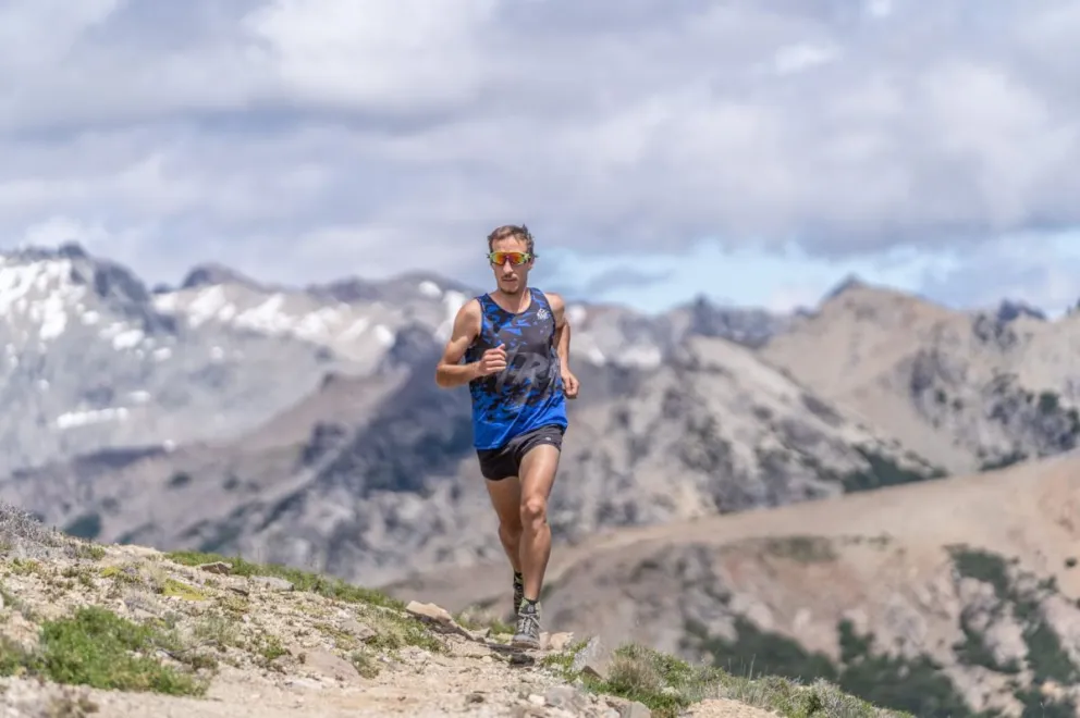 Marco y la montaña, un amor que se afianzó a puro esfuerzo y dedicación. Fotos: gentileza.