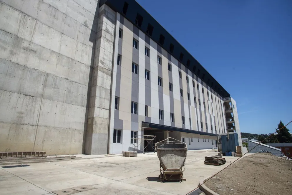 La ampliación del Hospital será inaugurada el próximo 29 de septiembre. Foto: Marcelo Martínez