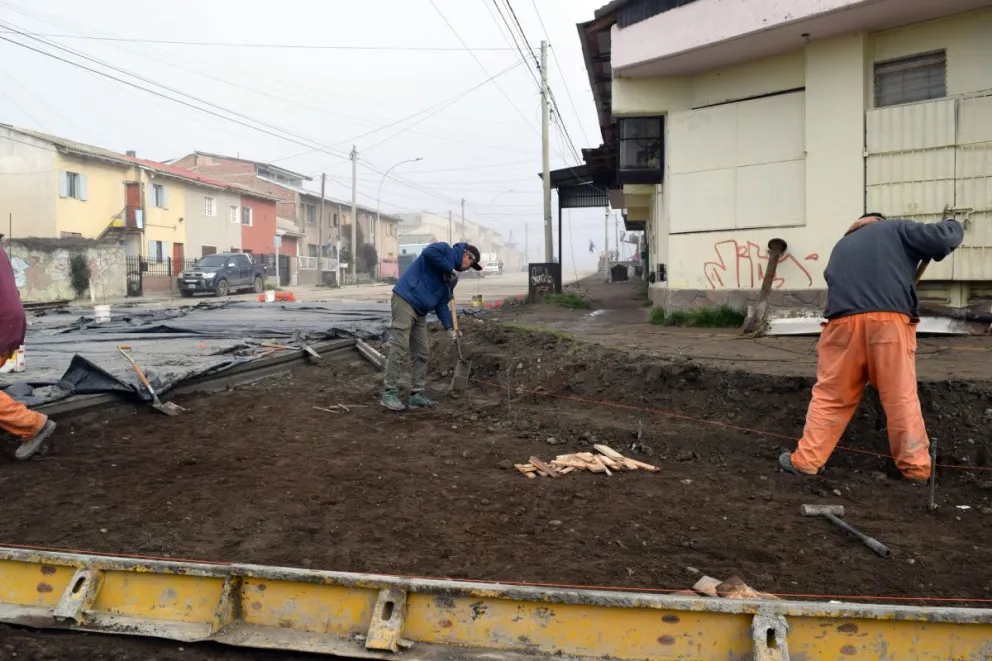 Los trabajos se encuentran en la etapa final. Foto gentileza