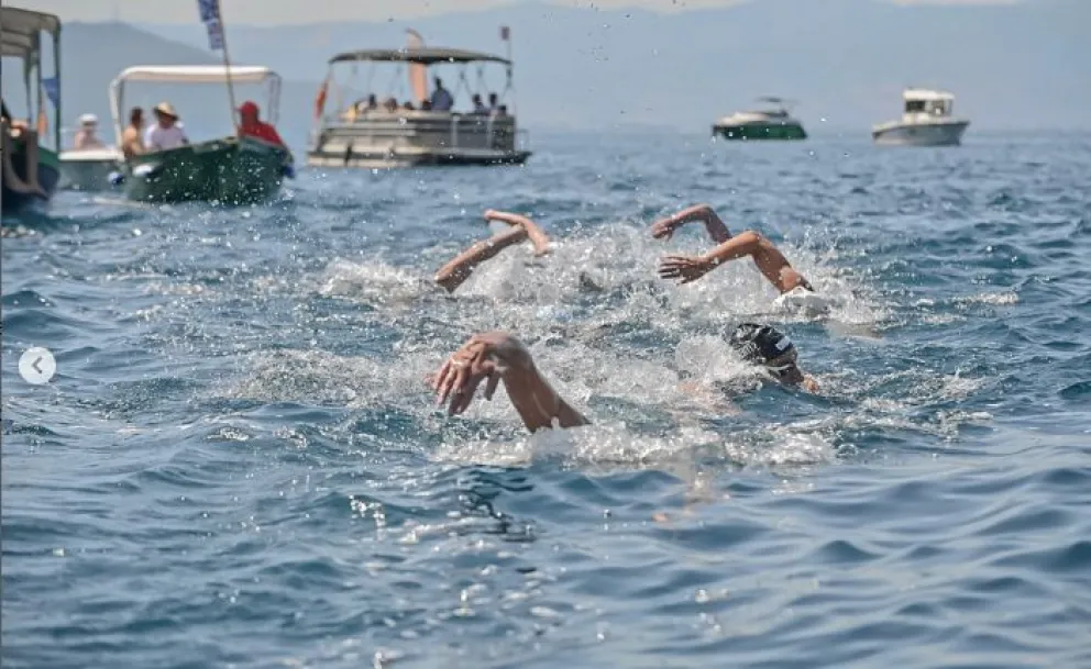 La prueba llegó hasta el kilómetro 20 y la tormenta obligó a la suspensión. Foto: gentileza.
